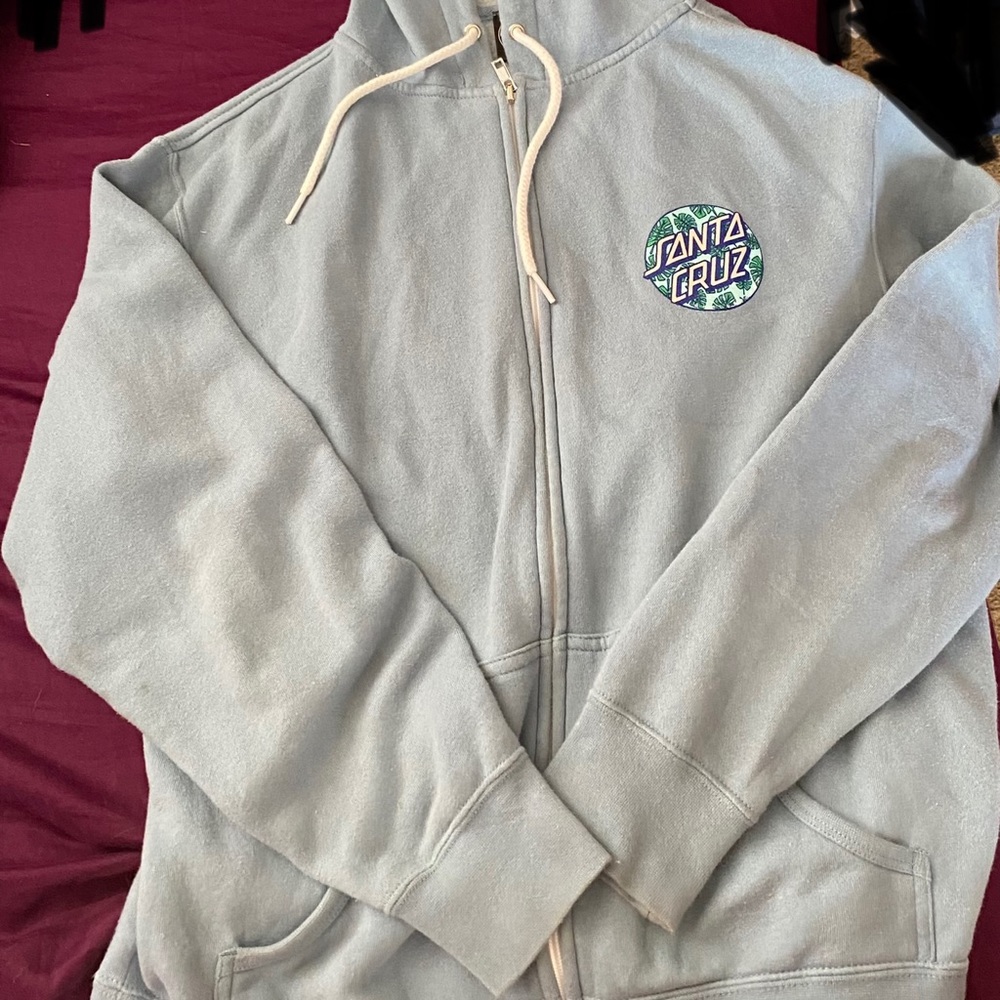 Light blue Santa Cruz jacket